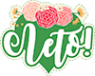 Логотип компании Цветы и букеты от магазина Лето
