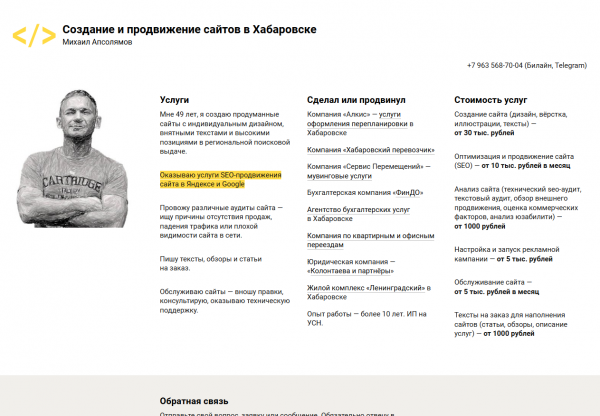 Логотип компании WEB-студия Михаила Апсолямова